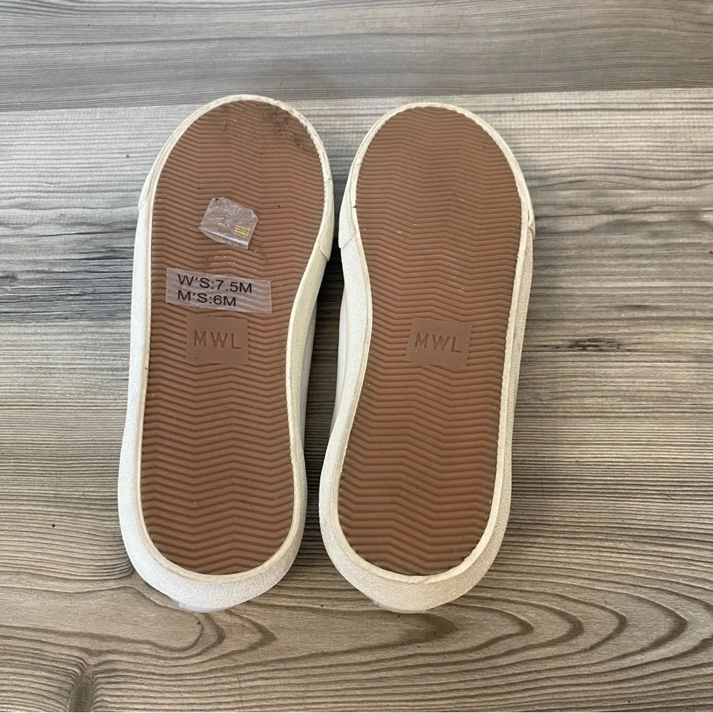 Madewell‎ White Leather Sneakers  7.5